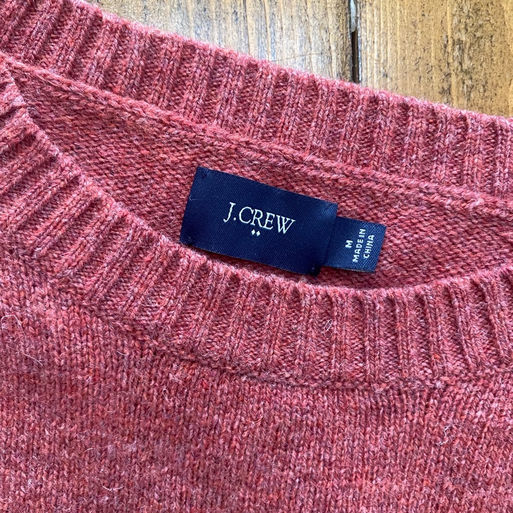 JCrew 100% Lambs Wool Sweater Size M